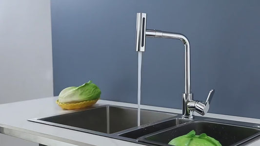 Adaptador para Caño/Llave/Grifo Multifuncional 360° 4 Modos Salida Del Agua Plateado Brillante